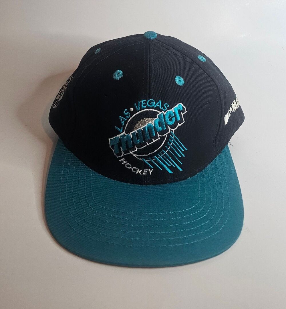 Vintage Las Vegas Thunder IHL Minor League Hockey Cap Snapback Hat Knights VGK